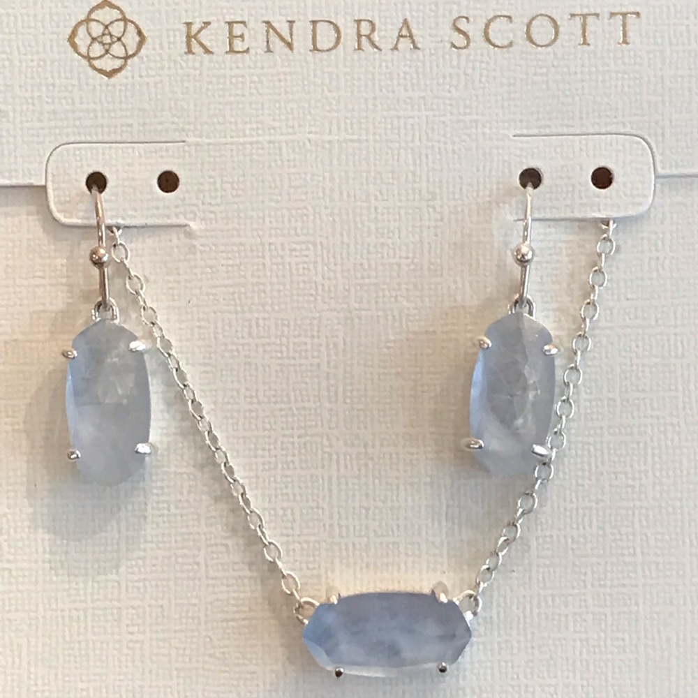 Kendra Scott Elisa Necklace and Lee Drop Earrings